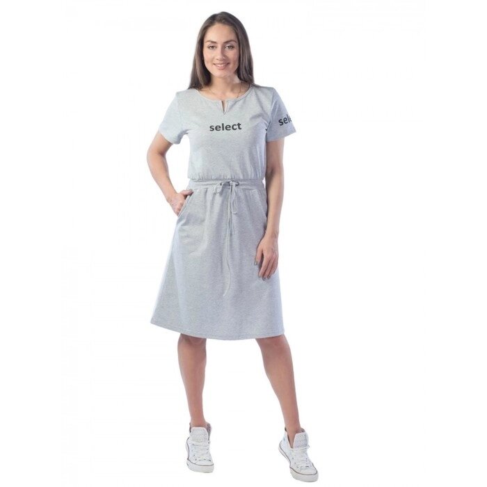 Платье женское Select, размер 44, цвет светло-серый от компании Интернет-гипермаркет «MALL24» - фото 1