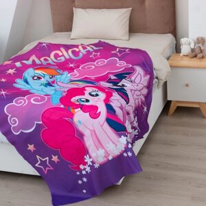 Плед "My Little Pony" 1,5 сп, 145х210 см, 100% п/э