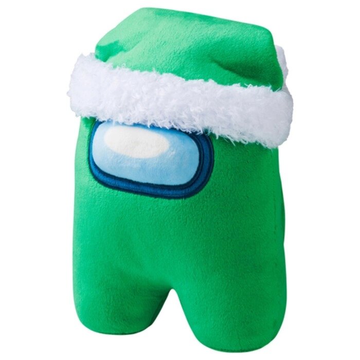 Плюшевая игрушка Among Us, в зелёной шапке от компании Интернет-гипермаркет «MALL24» - фото 1