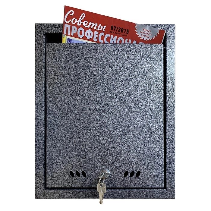 Почтовый ящик "Тюльпан", размер 28х9х38,7 см, цвет серебро от компании Интернет-гипермаркет «MALL24» - фото 1