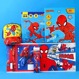 Подарочный набор, 9 предметов, Человек-паук
