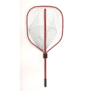 Подсачник "Квадрат", теннисная струна, d=55 см, 195 см, цввет красный