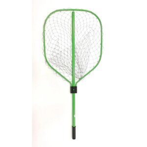 Подсачник "Квадрат", теннисная струна, матовый, d=55 см, 195 см, цввет зелёный