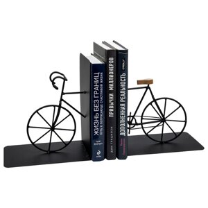 Подставка под книги "Велосипед", 371220 см, цвет чёрный