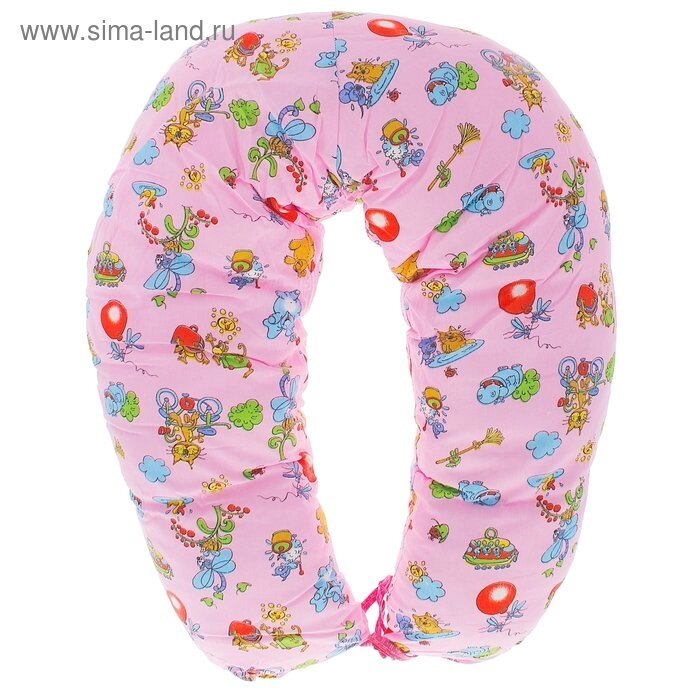 Подушка для беременных и кормления, цвет розовый микс от компании Интернет-гипермаркет «MALL24» - фото 1