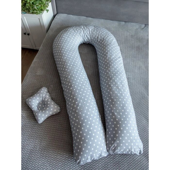 Подушка для беременных "U Комфорт" и подушка для младенцев "Малютка", принт Звездная от компании Интернет-гипермаркет «MALL24» - фото 1