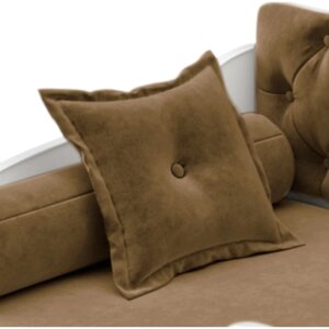 Подушка на кровать-тахту "Вэлли", размер 50x50 см, цвет коричневый