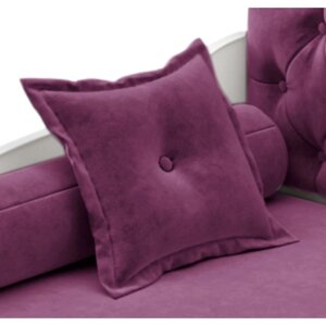 Подушка на кровать-тахту "Вэлли", размер 50x50 см, цвет лиловый