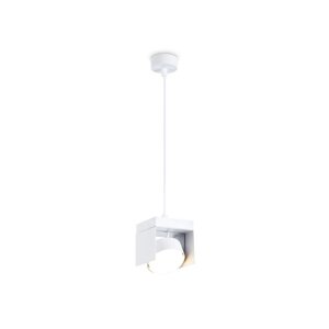 Подвесной светильник со сменной лампой TN70852, GX53, 95х95х90 мм, цвет белый песок