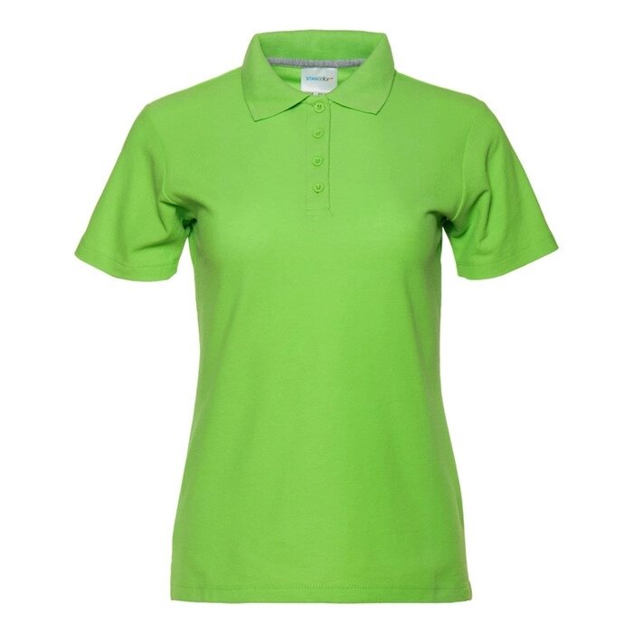 Поло женское, размер 42, цвет ярко-зелёный от компании Интернет-гипермаркет «MALL24» - фото 1