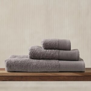 Полотенце махровое "Плейн", размер 70х140 см, цвет серый