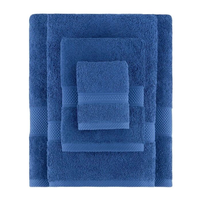 Полотенце, размер 70x140 см, цвет темно-синий от компании Интернет-гипермаркет «MALL24» - фото 1