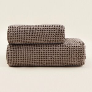 Полотенце вафельное SL HOME: Linen "Саббиа" 40х70 см, 51% лён, 49% хлопок, 235 г/м2