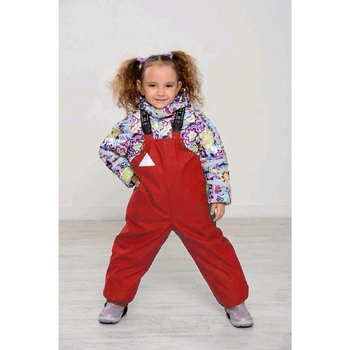 Полукомбинезон детский "Циклон", рост 128 см, цвет красный от компании Интернет-гипермаркет «MALL24» - фото 1