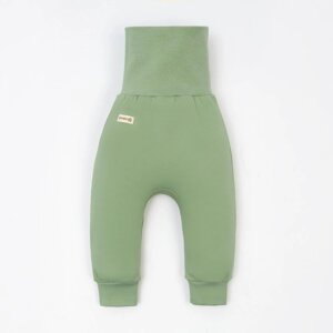 Ползунки-штанишки Крошка Я, BASIC LINE, рост 62-68 см, цвет зелёный