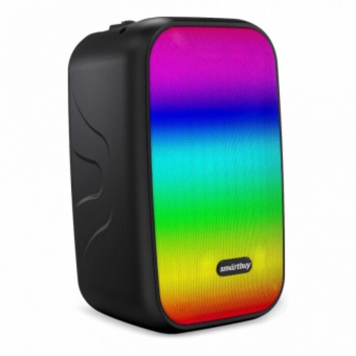 Портативная колонка Smartbuy BLOOM 3, 5 Вт, 500мАч, BT, USB, MP3, FM, RGB, черная от компании Интернет-гипермаркет «MALL24» - фото 1