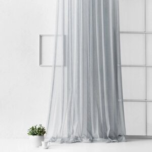 Портьера "Грик", размер 300 х 270 см, цвет серый