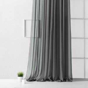 Портьера "Виви", размер 500 х 270 см, цвет серый