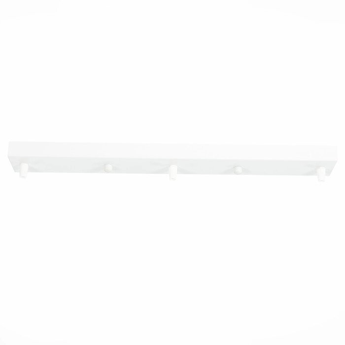 Потолочное крепление на 3 лампы прямоугольное, размер 50x6 см, цвет белый от компании Интернет-гипермаркет «MALL24» - фото 1