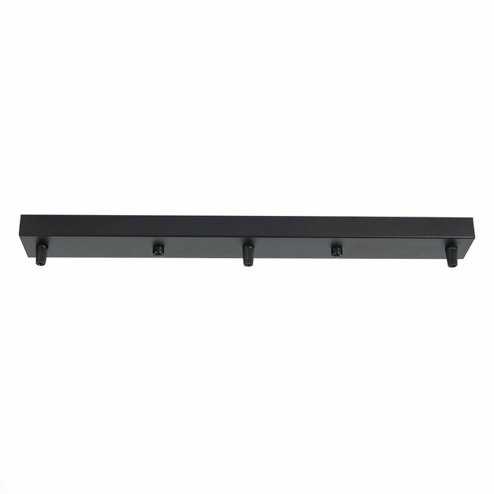 Потолочное крепление на 3 лампы прямоугольное, размер 50x6 см, цвет чёрный от компании Интернет-гипермаркет «MALL24» - фото 1