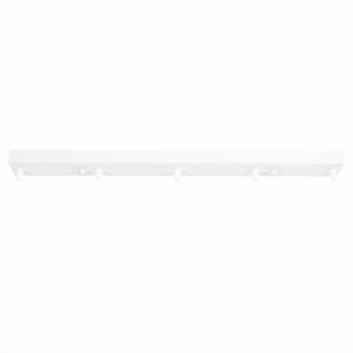 Потолочное крепление на 5 ламп прямоугольное, размер 60x6 см, цвет белый от компании Интернет-гипермаркет «MALL24» - фото 1