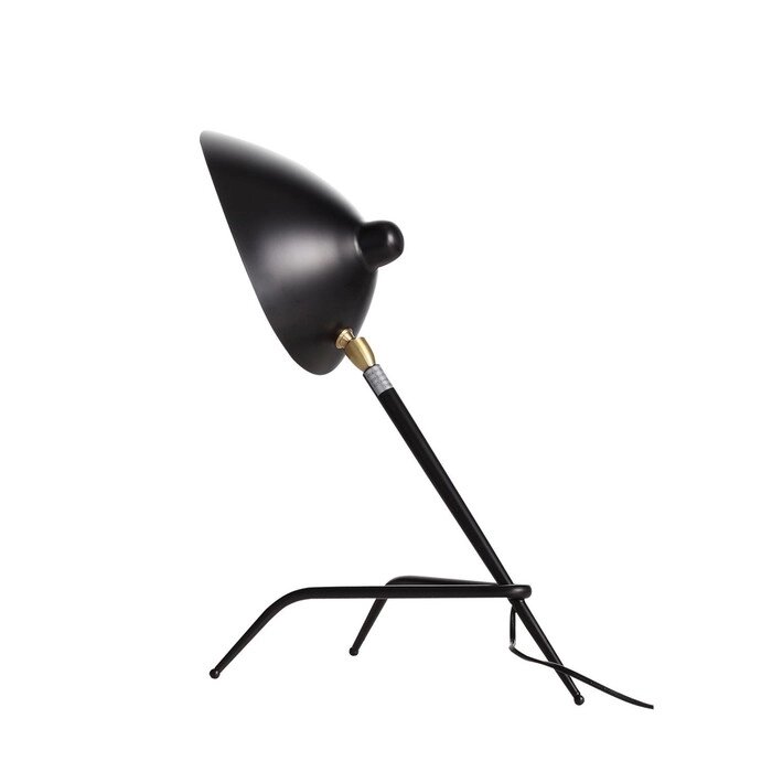 Прикроватная лампа E27, 1x60W, 30x38x53 см, цвет чёрный, белый от компании Интернет-гипермаркет «MALL24» - фото 1