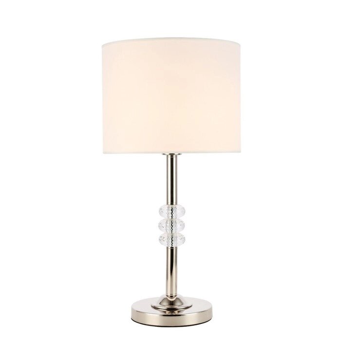 Прикроватная лампа E27, 1x60W, 60x30 см, цвет никель, белый от компании Интернет-гипермаркет «MALL24» - фото 1