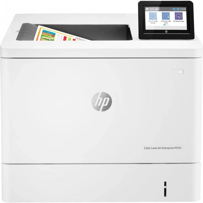 Принтер лазерный цветной HP Color LaserJet Enterprise M555dn (7ZU78A), A4, Duplex от компании Интернет-гипермаркет «MALL24» - фото 1