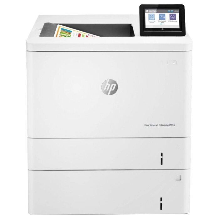 Принтер лазерный HP Color LaserJet Enterprise M555x (7ZU79A) A4 Duplex WiFi белый от компании Интернет-гипермаркет «MALL24» - фото 1