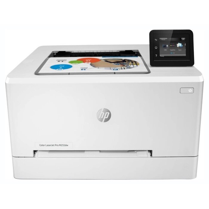 Принтер лазерный HP Color LaserJet Pro M255dw (7KW64A) A4 Duplex Net WiFi белый от компании Интернет-гипермаркет «MALL24» - фото 1