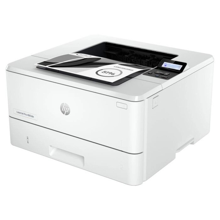 Принтер лазерный HP LaserJet Pro 4003dn (2Z609A) A4 Duplex Net белый от компании Интернет-гипермаркет «MALL24» - фото 1