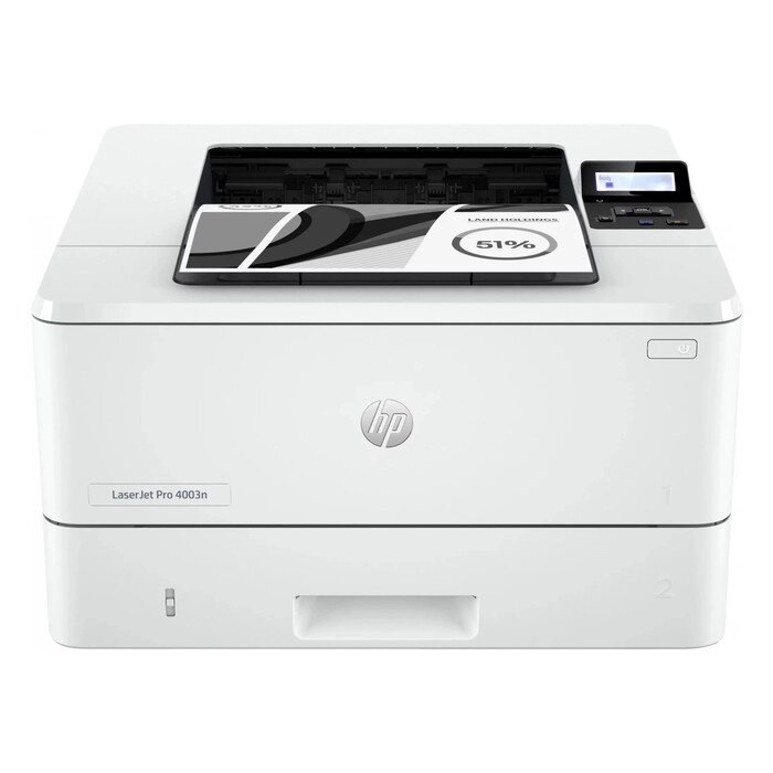 Принтер лазерный HP LaserJet Pro 4003N (2Z611A) A4 белый от компании Интернет-гипермаркет «MALL24» - фото 1