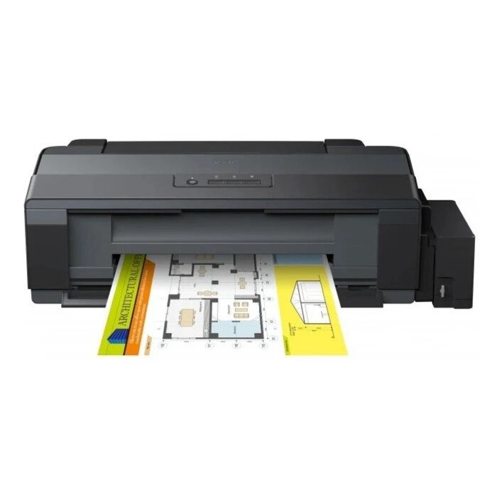 Принтер струйный Epson L1300 (C11CD81401/403) A3+ черный от компании Интернет-гипермаркет «MALL24» - фото 1