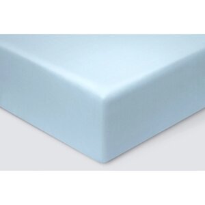 Простыня на резинке "Моноспейс", размер 140х200х23 см, цвет голубой