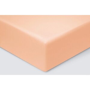Простыня на резинке "Моноспейс", размер 140х200х23 см, цвет персиковый