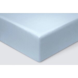 Простыня на резинке "Моноспейс", размер 160х200х23 см, цвет серо-голубой