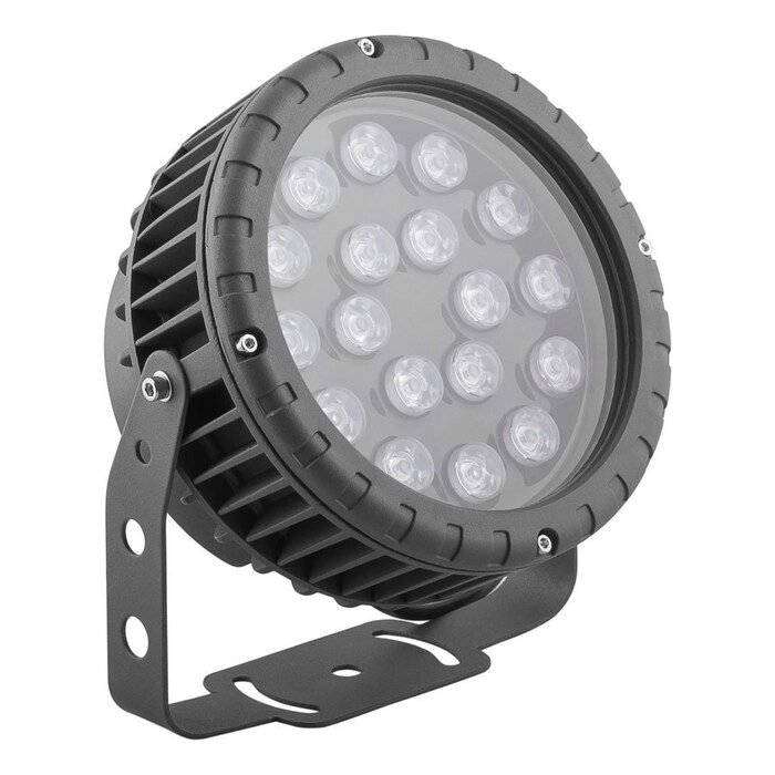 Прожектор ландшафтно-архитектурный Feron LL-884, IP65, LED, 18 Вт, 180х180х230 мм, цвет металлик от компании Интернет-гипермаркет «MALL24» - фото 1