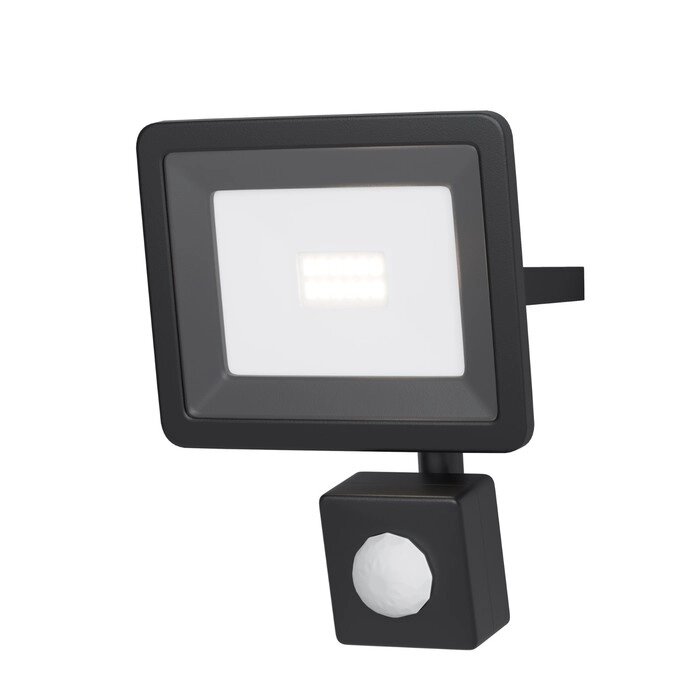 Прожектор Outdoor FL001-L10B4KSR Flood, 105х29х137 мм, LED, 10Вт, 700Лм, 4000К, цвет чёрный от компании Интернет-гипермаркет «MALL24» - фото 1