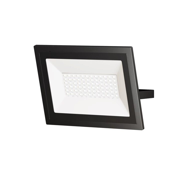 Прожектор Outdoor FL001-L50B4K Flood, 205х30х145 мм, LED, 50Вт, 3500Лм, 4000К, цвет чёрный от компании Интернет-гипермаркет «MALL24» - фото 1