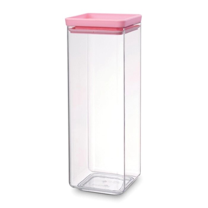 Прямоугольный контейнер Brabantia Tasty Colours, цвет розовый, 2.5 л от компании Интернет-гипермаркет «MALL24» - фото 1