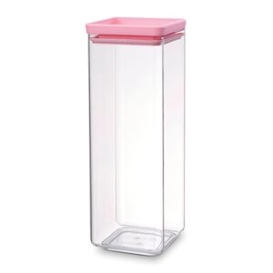 Прямоугольный контейнер Brabantia Tasty Colours, цвет розовый, 2.5 л