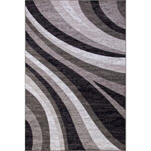 Прямоугольный ковёр Silver d234, 150x190 см, цвет gray
