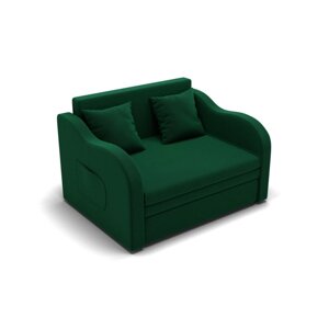 Прямой диван "Бали", механизм выкатной, велюр, цвет гелекси лайт 010