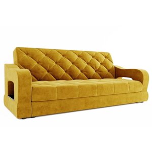 Прямой диван "Бруно 1", механизм книжка, велюр, цвет селфи 08