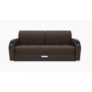 Прямой диван "Дубай 1", механизм выкатной, ППУ, велюр, цвет гелекси лайт 004