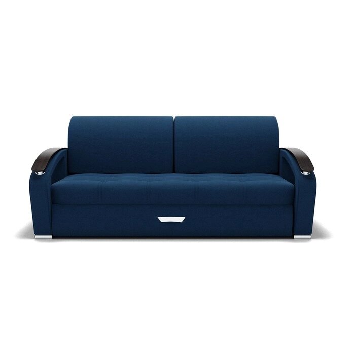 Прямой диван "Дубай 1", механизм выкатной, ППУ, велюр, цвет гелекси лайт 014 от компании Интернет-гипермаркет «MALL24» - фото 1