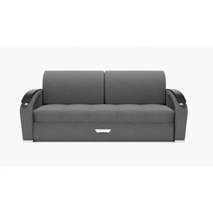 Прямой диван "Дубай 1", механизм выкатной, ППУ, велюр, цвет гелекси лайт 021