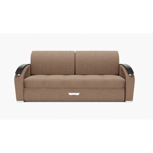 Прямой диван "Дубай 1", механизм выкатной, ППУ, велюр, цвет гелекси лайт 023