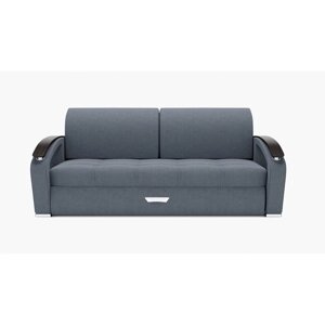 Прямой диван "Дубай 1", механизм выкатной, ППУ, велюр, цвет гелекси лайт 026