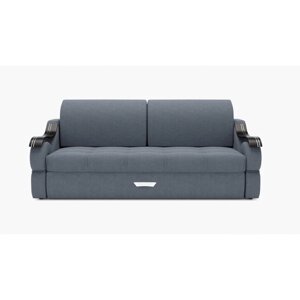 Прямой диван "Дубай 2", механизм выкатной, ППУ, велюр, цвет гелекси лайт 026